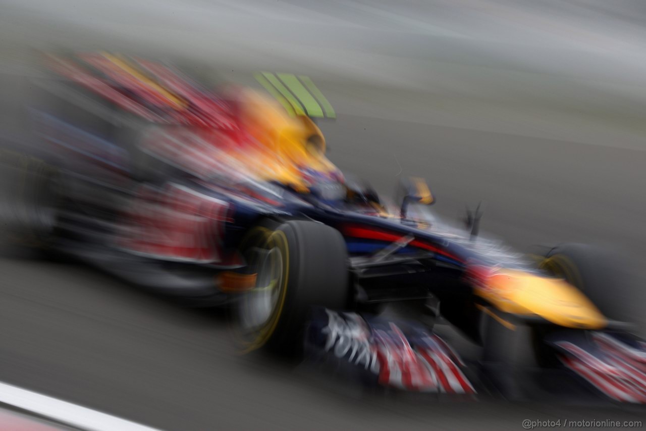 GP GERMANIA, 22.07.2011- Prove Libere 2, Venerdi', Mark Webber (AUS), Red Bull Racing, RB7 