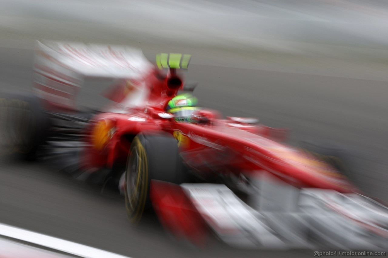 GP GERMANIA, 22.07.2011- Prove Libere 2, Venerdi', Felipe Massa (BRA), Ferrari, F-150 Italia 