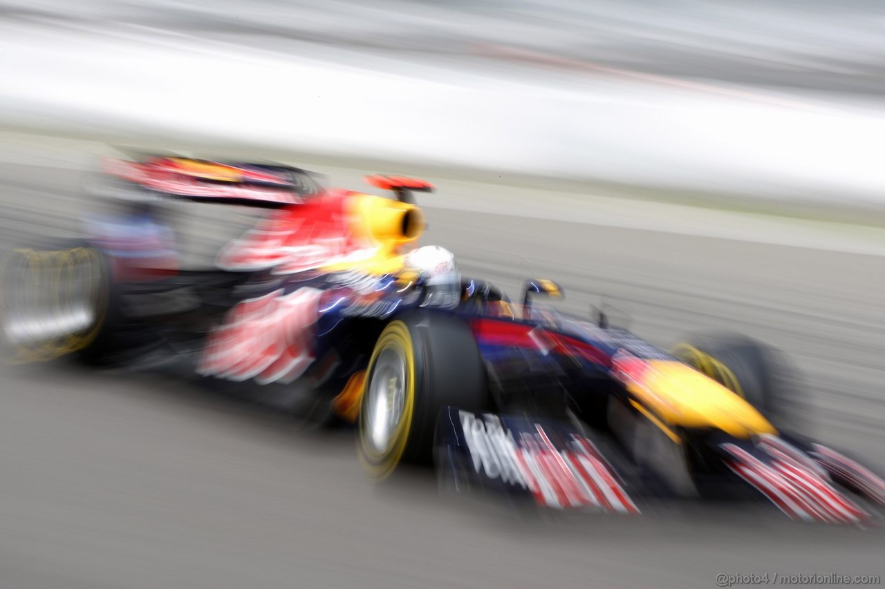 GP GERMANIA, 22.07.2011- Prove Libere 2, Venerdi', Sebastian Vettel (GER), Red Bull Racing, RB7 