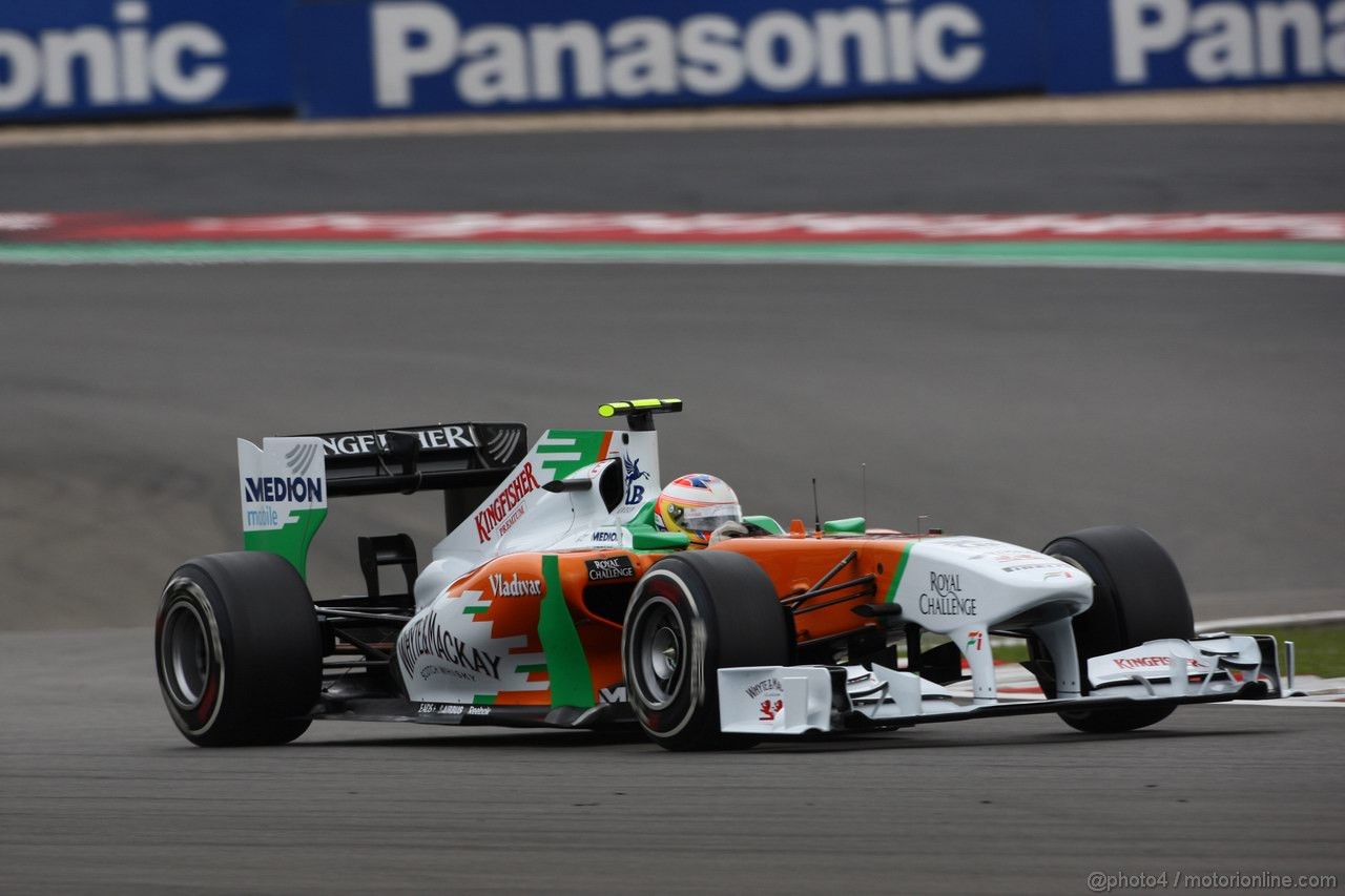 GP GERMANIA, 22.07.2011- Prove Libere 2, Venerdi', Paul di Resta (GBR) Force India VJM04 