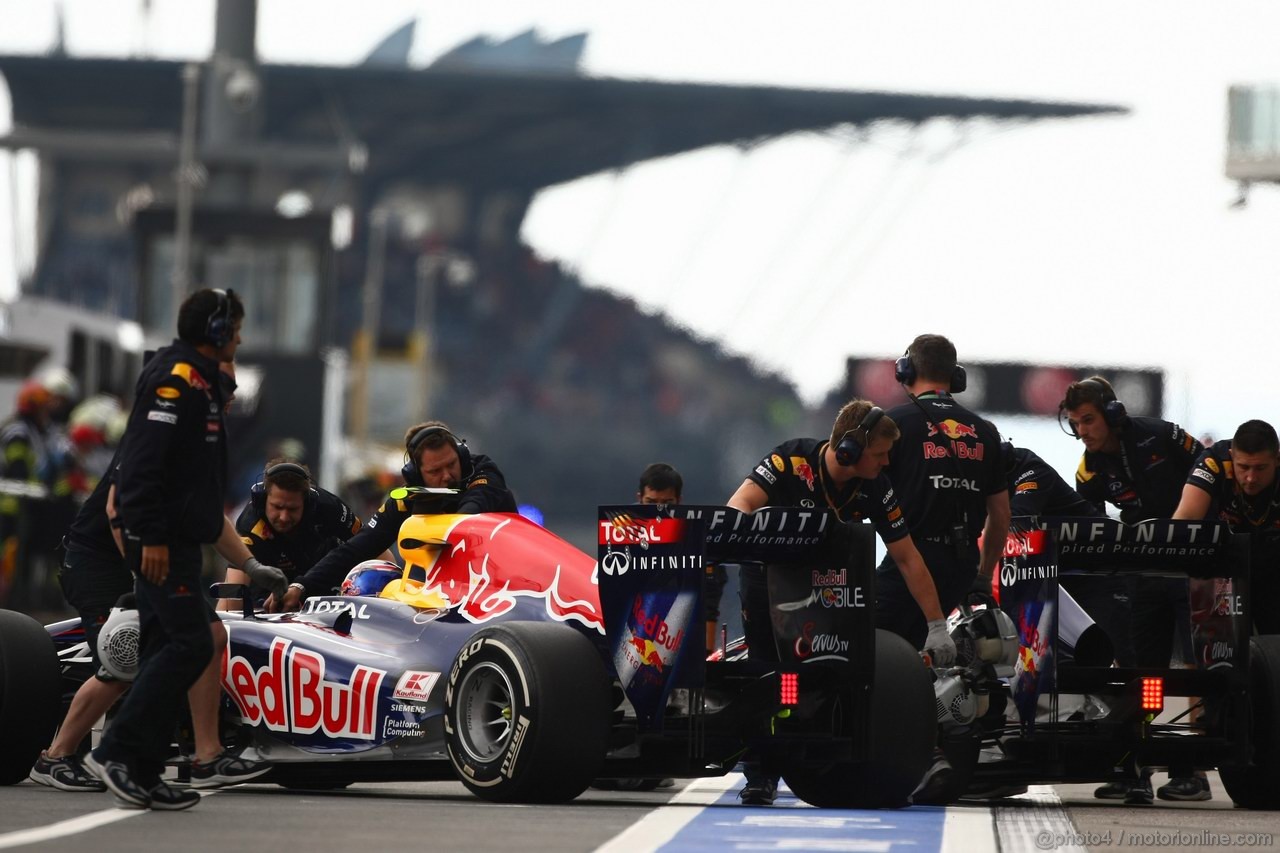 GP GERMANIA, 22.07.2011- Prove Libere 2, Venerdi', Mark Webber (AUS), Red Bull Racing, RB7 