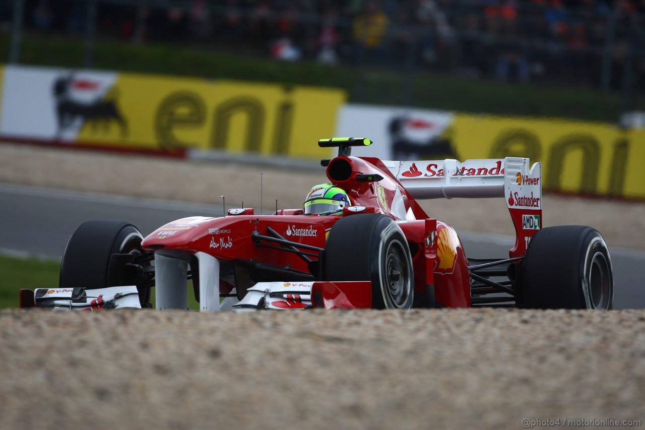 GP GERMANIA, 22.07.2011- Prove Libere 2, Venerdi', Felipe Massa (BRA), Ferrari, F-150 Italia 
