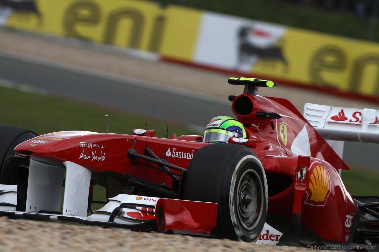 GP GERMANIA, 22.07.2011- Prove Libere 2, Venerdi', Felipe Massa (BRA), Ferrari, F-150 Italia 