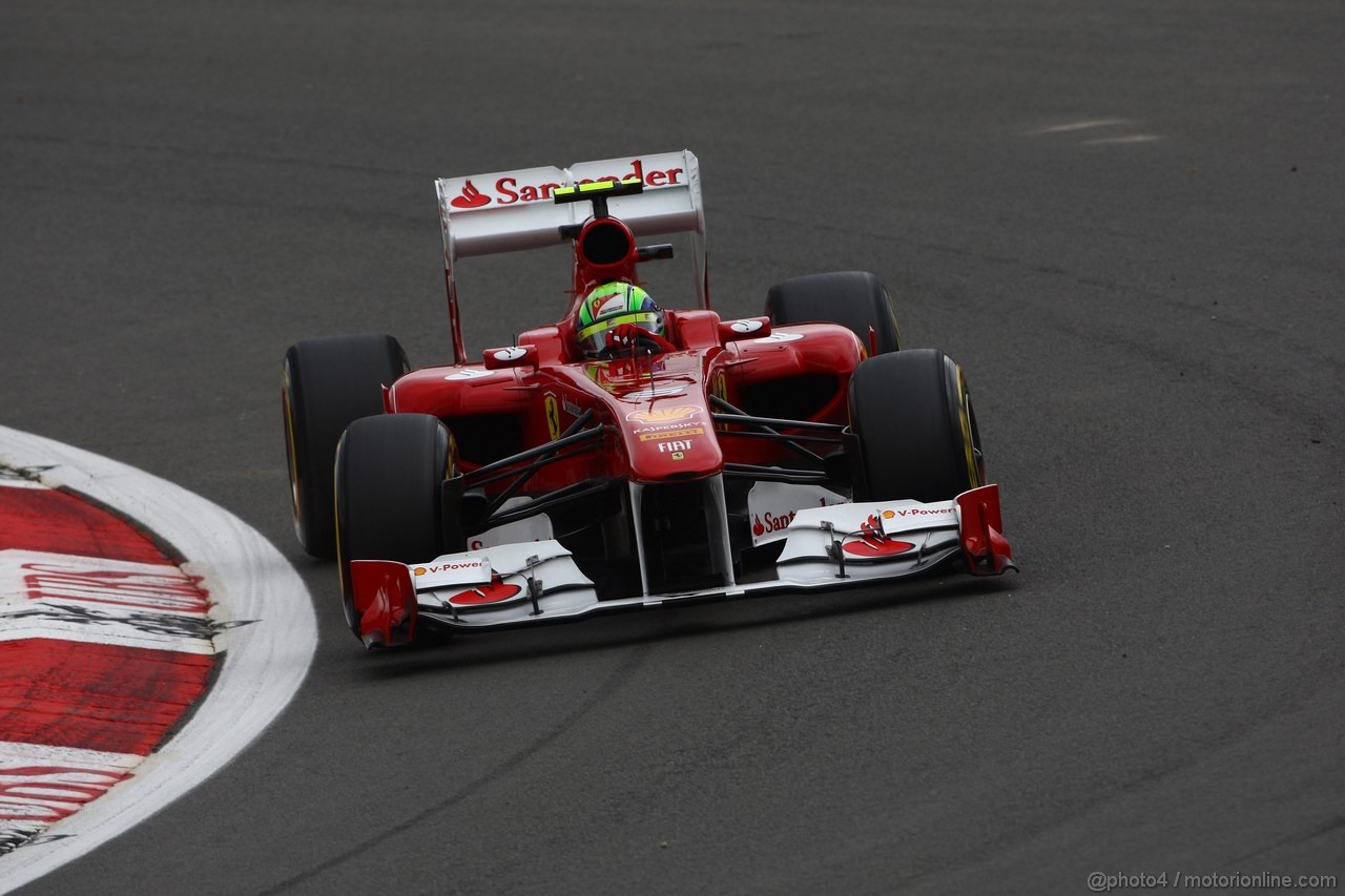 GP GERMANIA, 22.07.2011- Prove Libere 2, Venerdi', Felipe Massa (BRA), Ferrari, F-150 Italia 