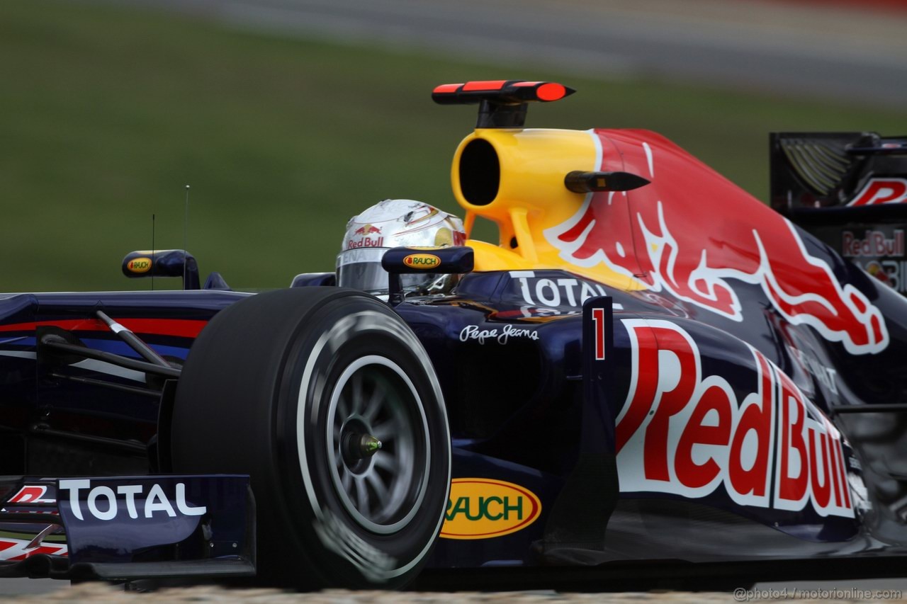 GP GERMANIA, 22.07.2011- Prove Libere 2, Venerdi', Sebastian Vettel (GER), Red Bull Racing, RB7 