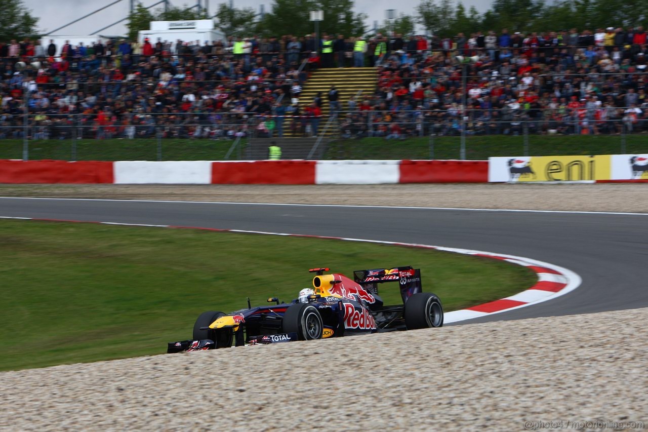 GP GERMANIA, 22.07.2011- Prove Libere 2, Venerdi', Sebastian Vettel (GER), Red Bull Racing, RB7 