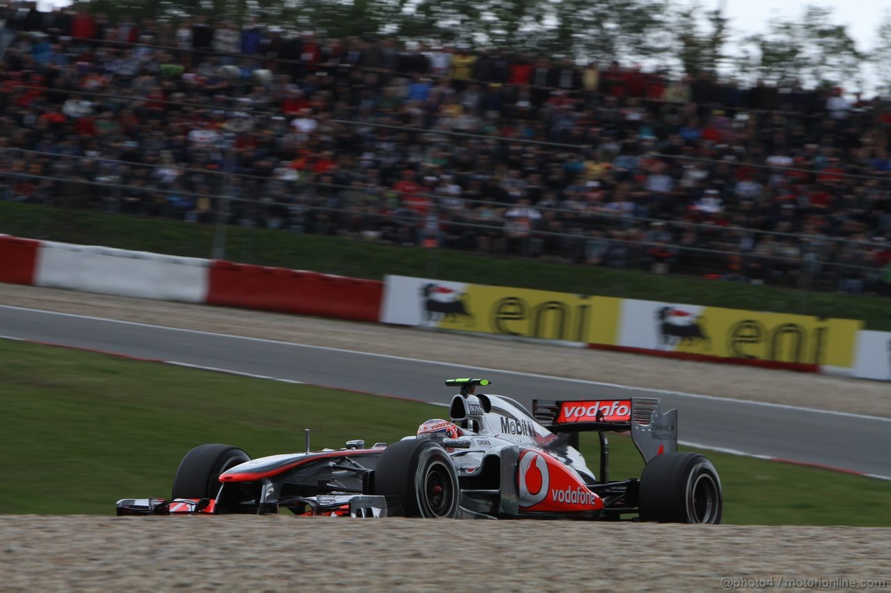 GP GERMANIA, 22.07.2011- Prove Libere 2, Venerdi', Jenson Button (GBR), McLaren  Mercedes, MP4-26 