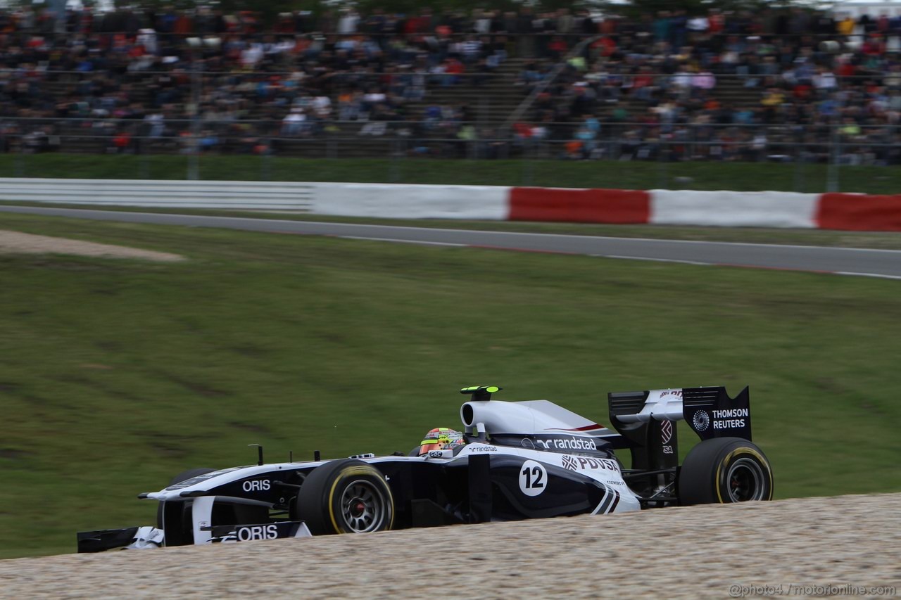 GP GERMANIA, 22.07.2011- Prove Libere 2, Venerdi', Pastor Maldonado (VEN), Williams FW33 
