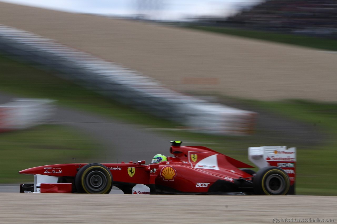 GP GERMANIA, 22.07.2011- Prove Libere 2, Venerdi', Felipe Massa (BRA), Ferrari, F-150 Italia 