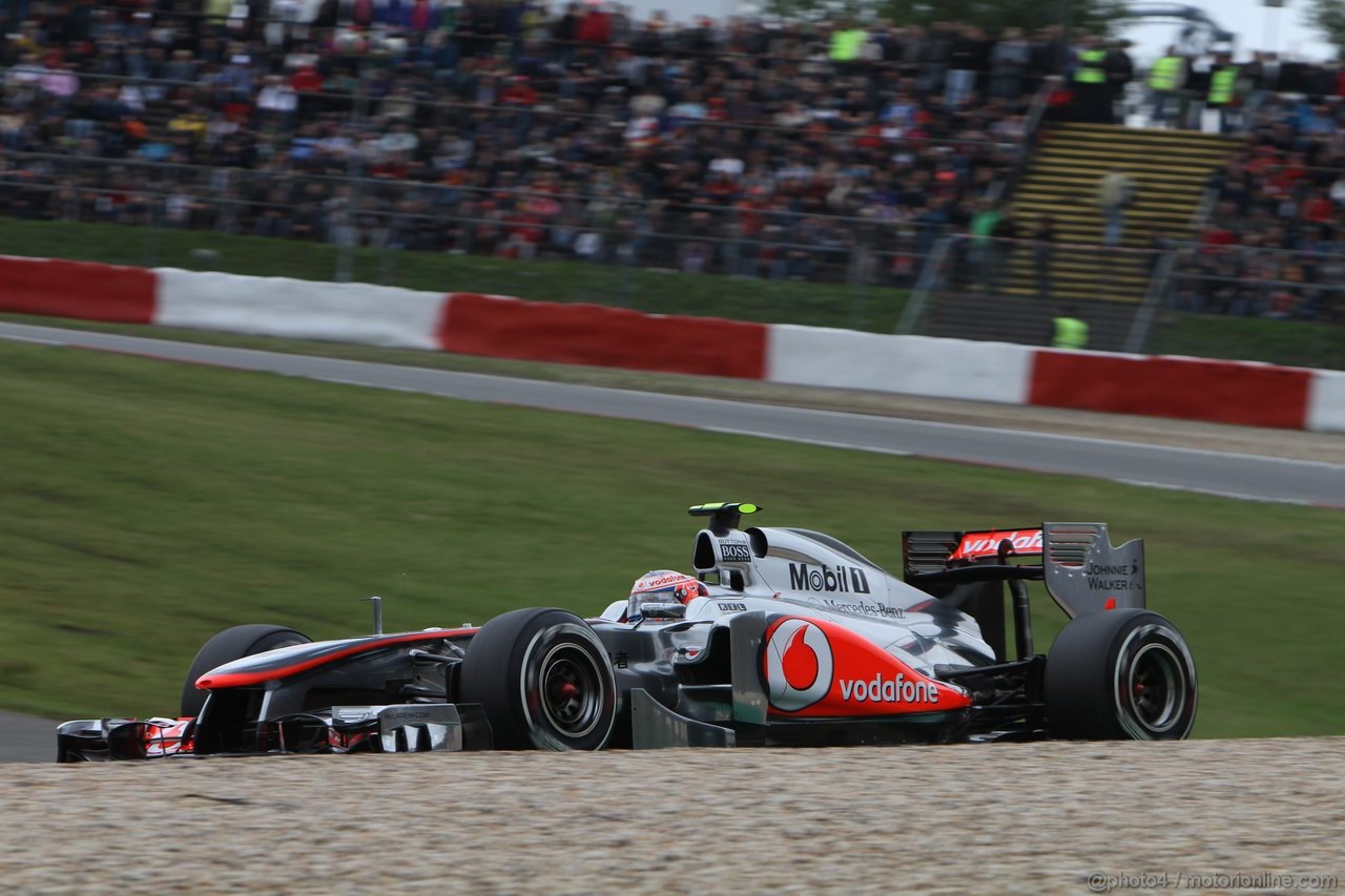 GP GERMANIA, 22.07.2011- Prove Libere 2, Venerdi', Jenson Button (GBR), McLaren  Mercedes, MP4-26 
