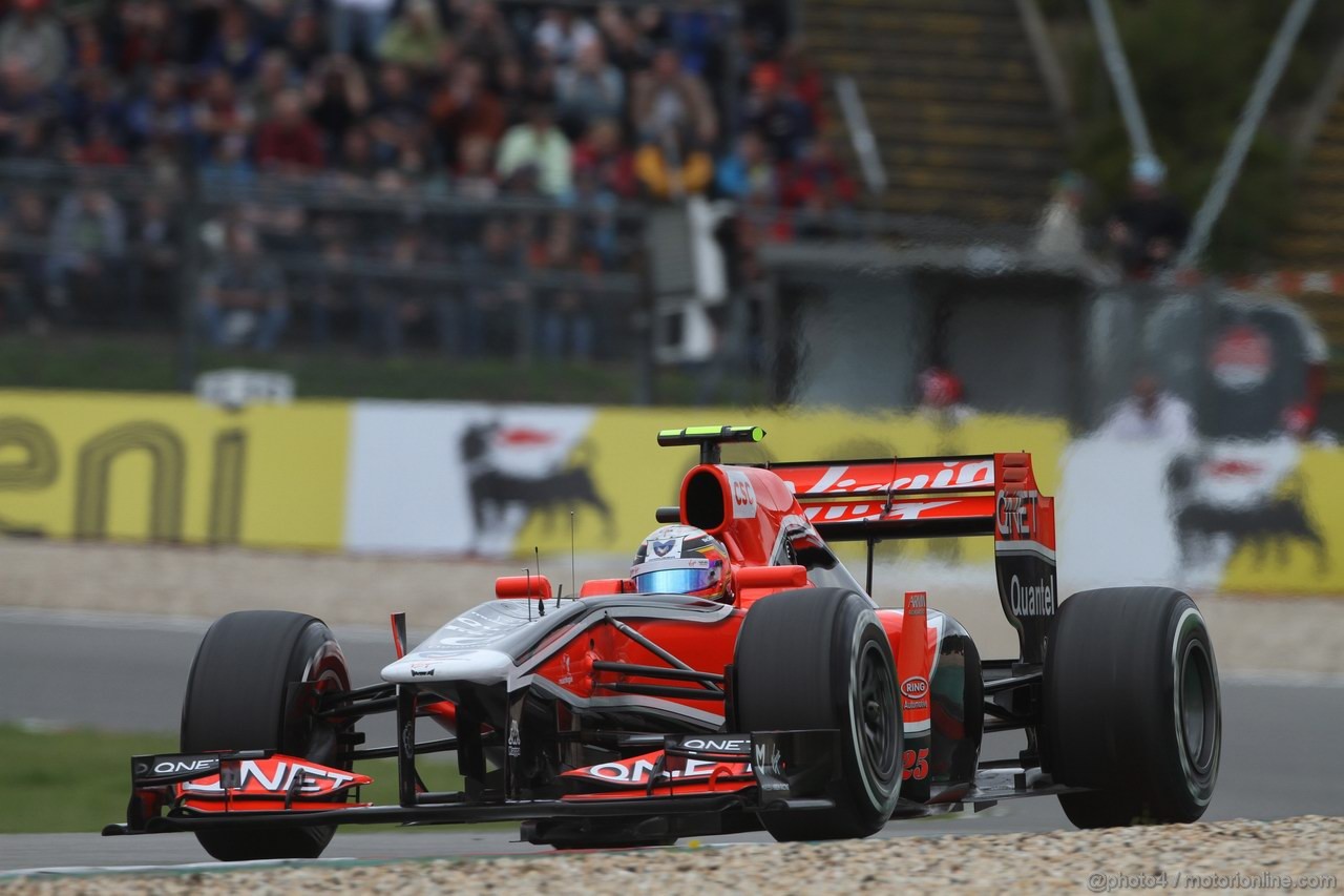 GP GERMANIA, 22.07.2011- Prove Libere 2, Venerdi', Jerome D'Ambrosio (BEL), Marussia Virgin Racing VR-02 
