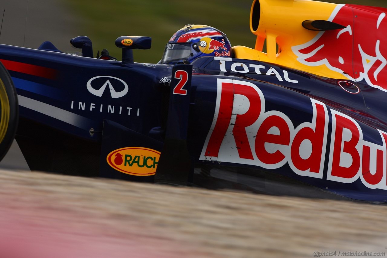 GP GERMANIA, 22.07.2011- Prove Libere 2, Venerdi', Mark Webber (AUS), Red Bull Racing, RB7 
