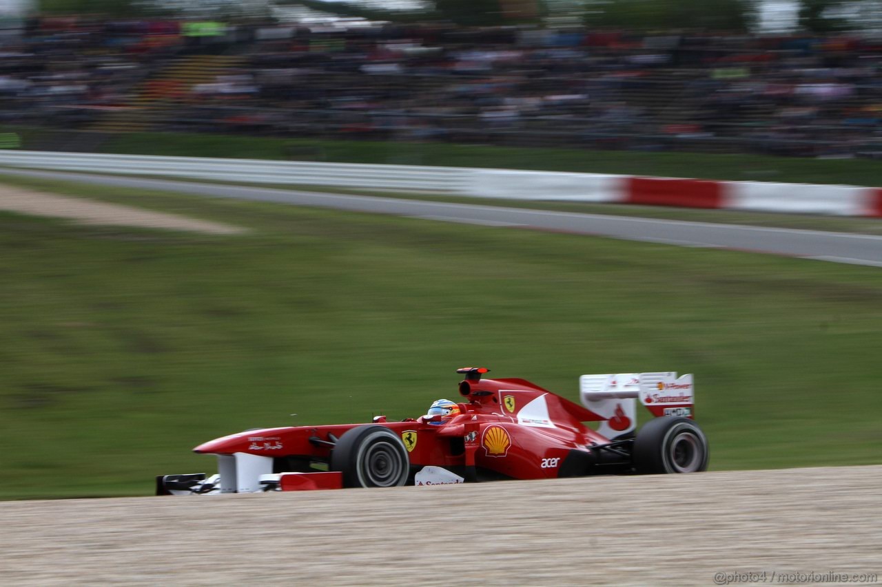 GP GERMANIA, 22.07.2011- Prove Libere 2, Venerdi', Fernando Alonso (ESP), Ferrari, F-150 Italia 