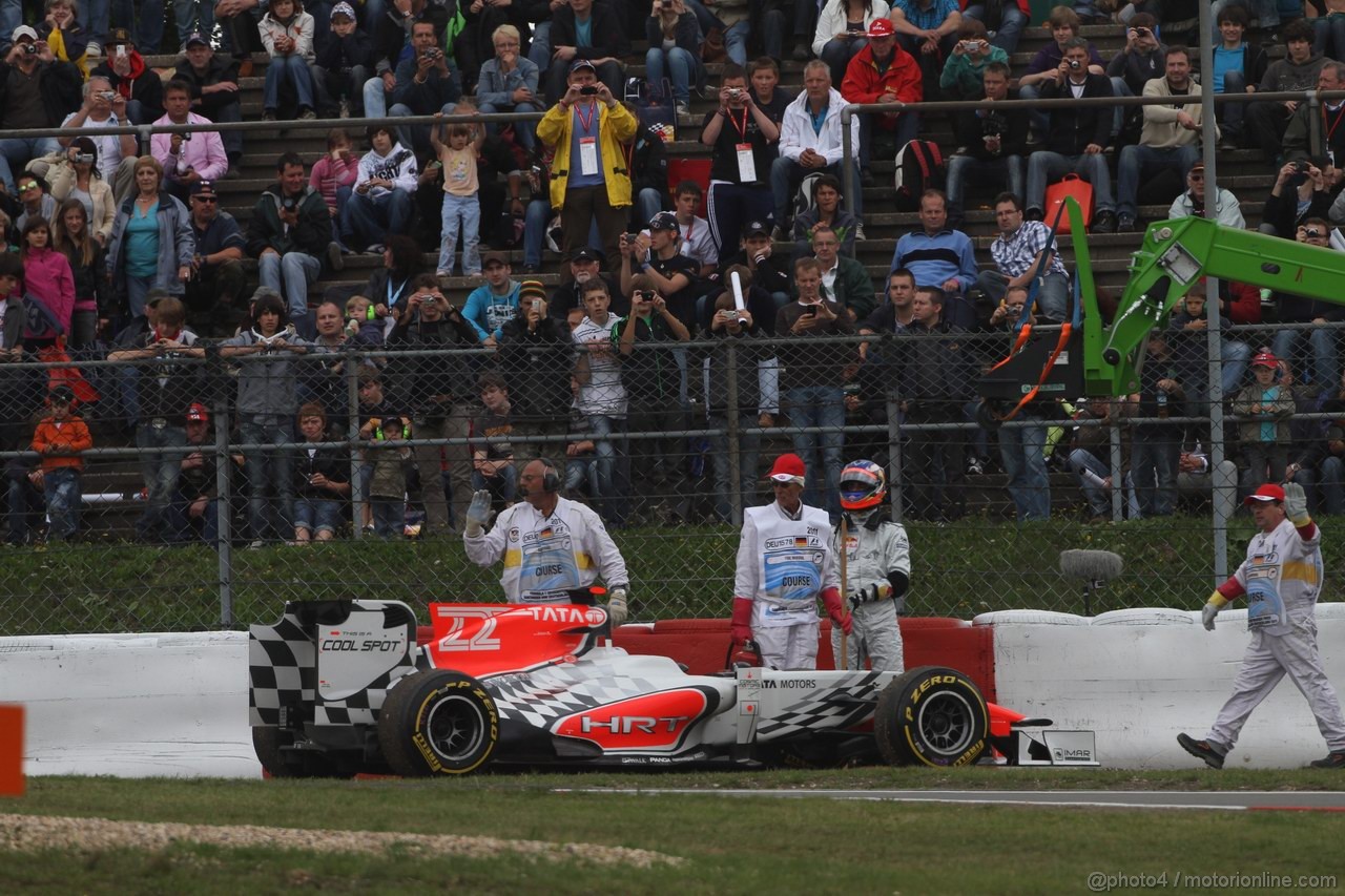 GP GERMANIA, 22.07.2011- Prove Libere 2, Venerdi', Daniel Ricciardo (AUS), Hispania Racing F1 Team, HRT  