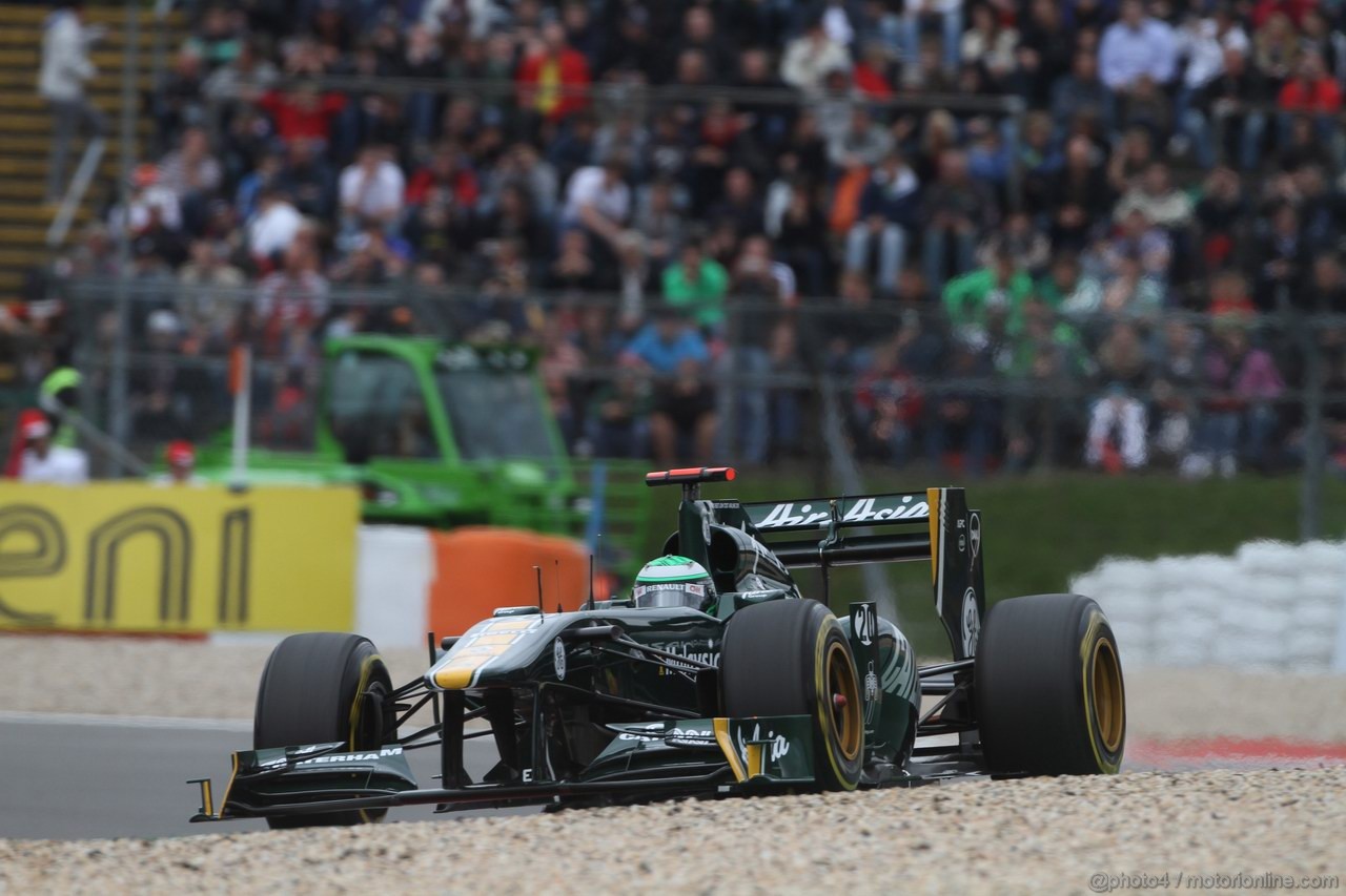 GP GERMANIA, 22.07.2011- Prove Libere 2, Venerdi', Heikki Kovalainen (FIN), Team Lotus, TL11 
