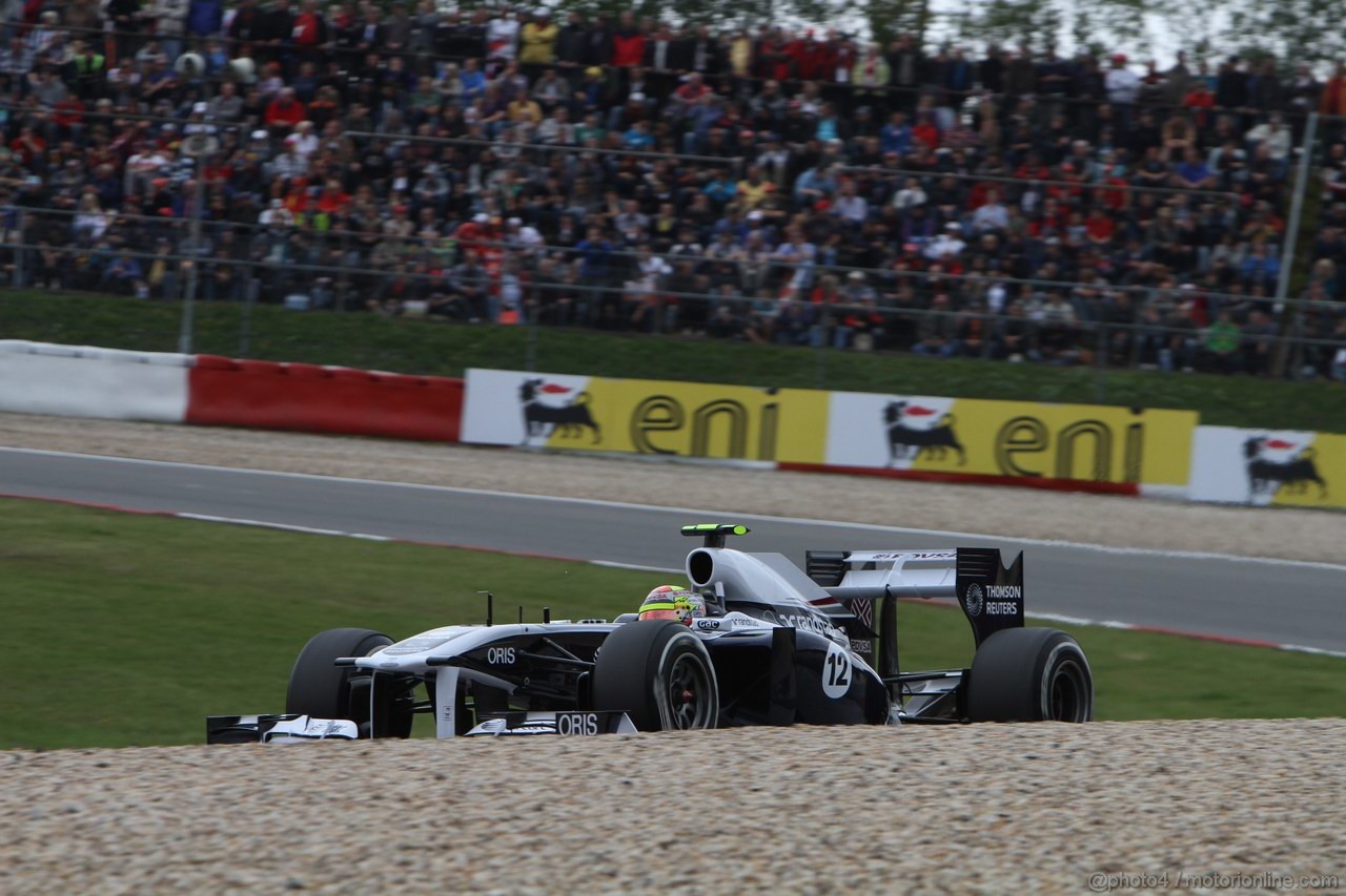 GP GERMANIA, 22.07.2011- Prove Libere 2, Venerdi', Pastor Maldonado (VEN), Williams FW33 