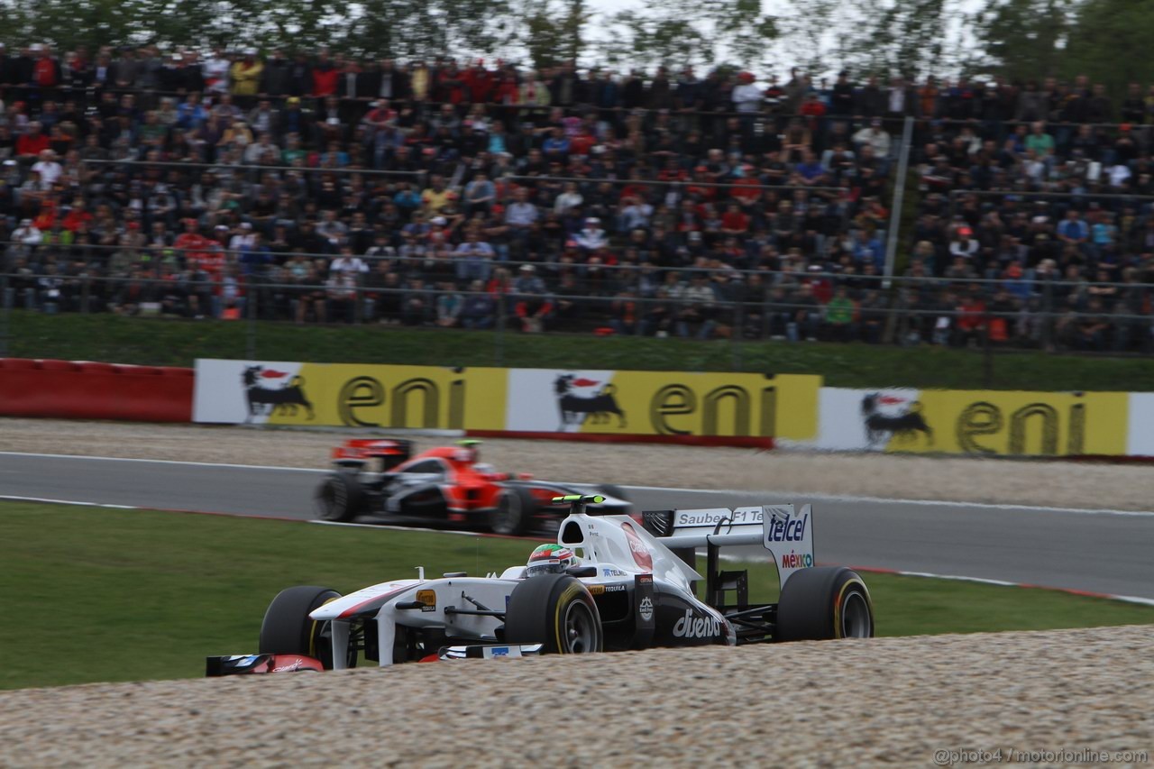 GP GERMANIA, 22.07.2011- Prove Libere 2, Venerdi', Sergio Pérez (MEX), Sauber F1 Team C30 