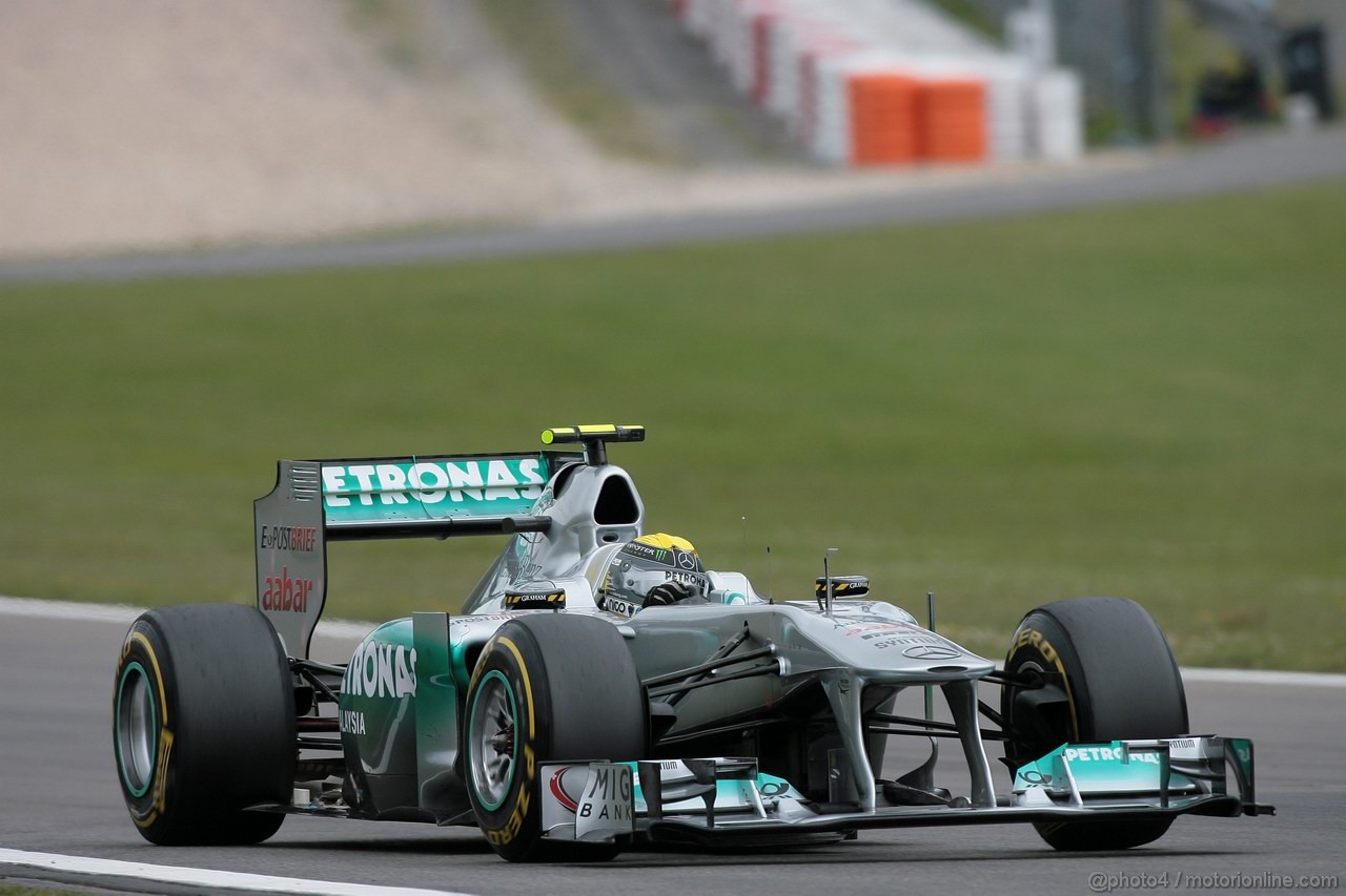 GP GERMANIA, 22.07.2011- Prove Libere 2, Venerdi', Nico Rosberg (GER), Mercedes GP Petronas F1 Team, MGP W02 