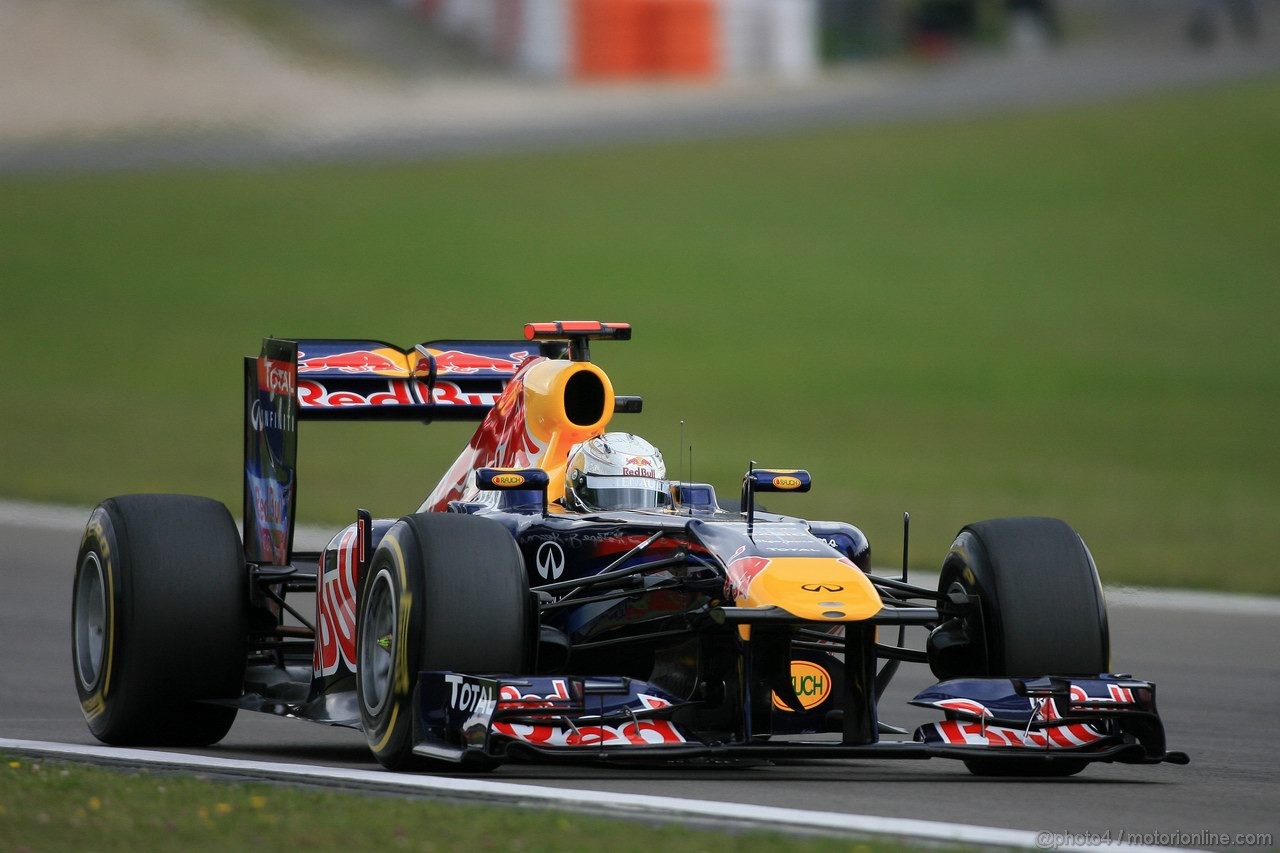 GP GERMANIA, 22.07.2011- Prove Libere 2, Venerdi', Sebastian Vettel (GER), Red Bull Racing, RB7 