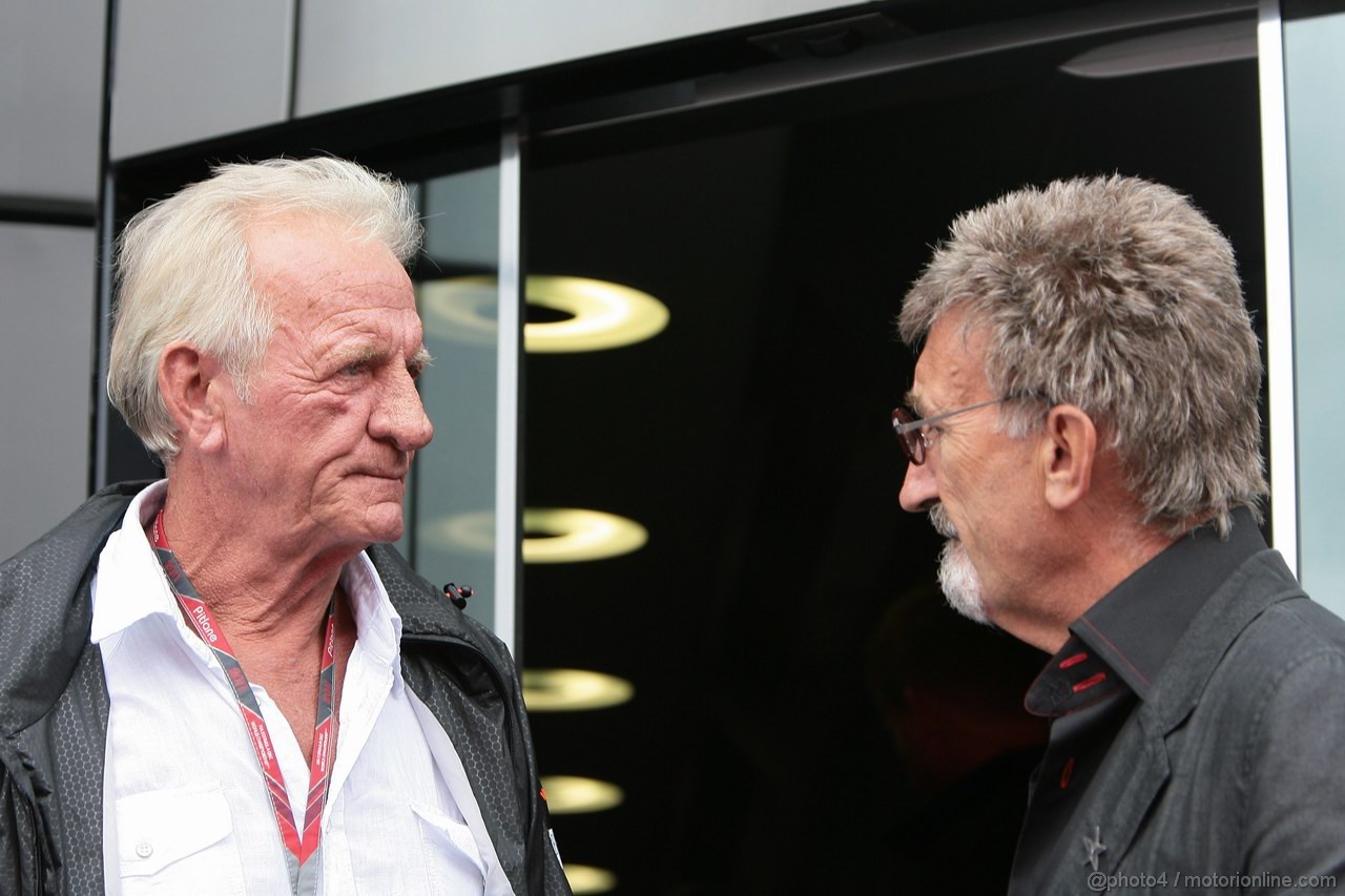 GP GERMANIA, 22.07.2011-  John Button (GBR), father of Jenson Button (GBR) e Eddie Jordan