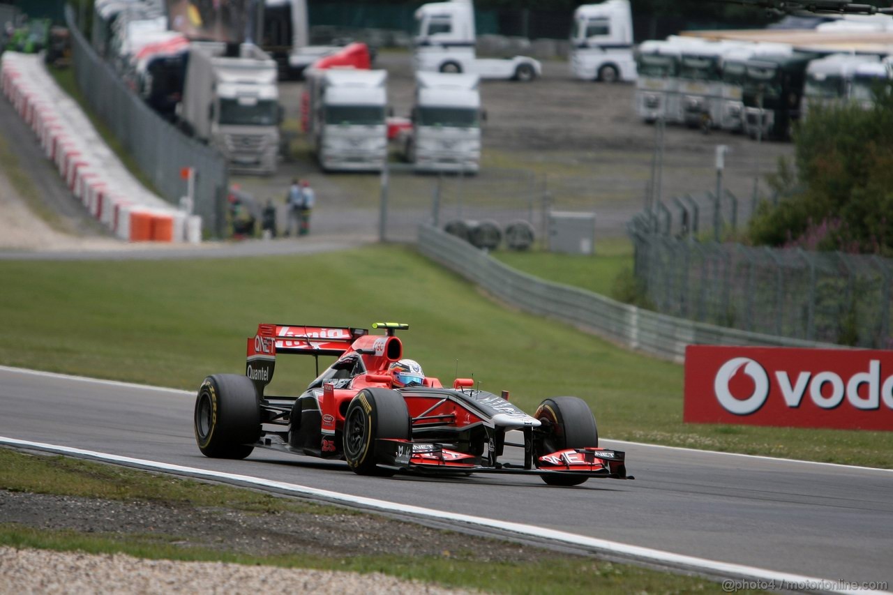 GP GERMANIA, 22.07.2011- Prove Libere 2, Venerdi', Jerome D'Ambrosio (BEL), Marussia Virgin Racing VR-02 