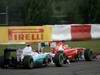 GP GERMANIA, 22.07.2011- Prove Libere 2, Venerdi', Michael Schumacher (GER), Mercedes GP Petronas F1 Team, MGP W02 e Fernando Alonso (ESP), Ferrari, F-150 Italia 