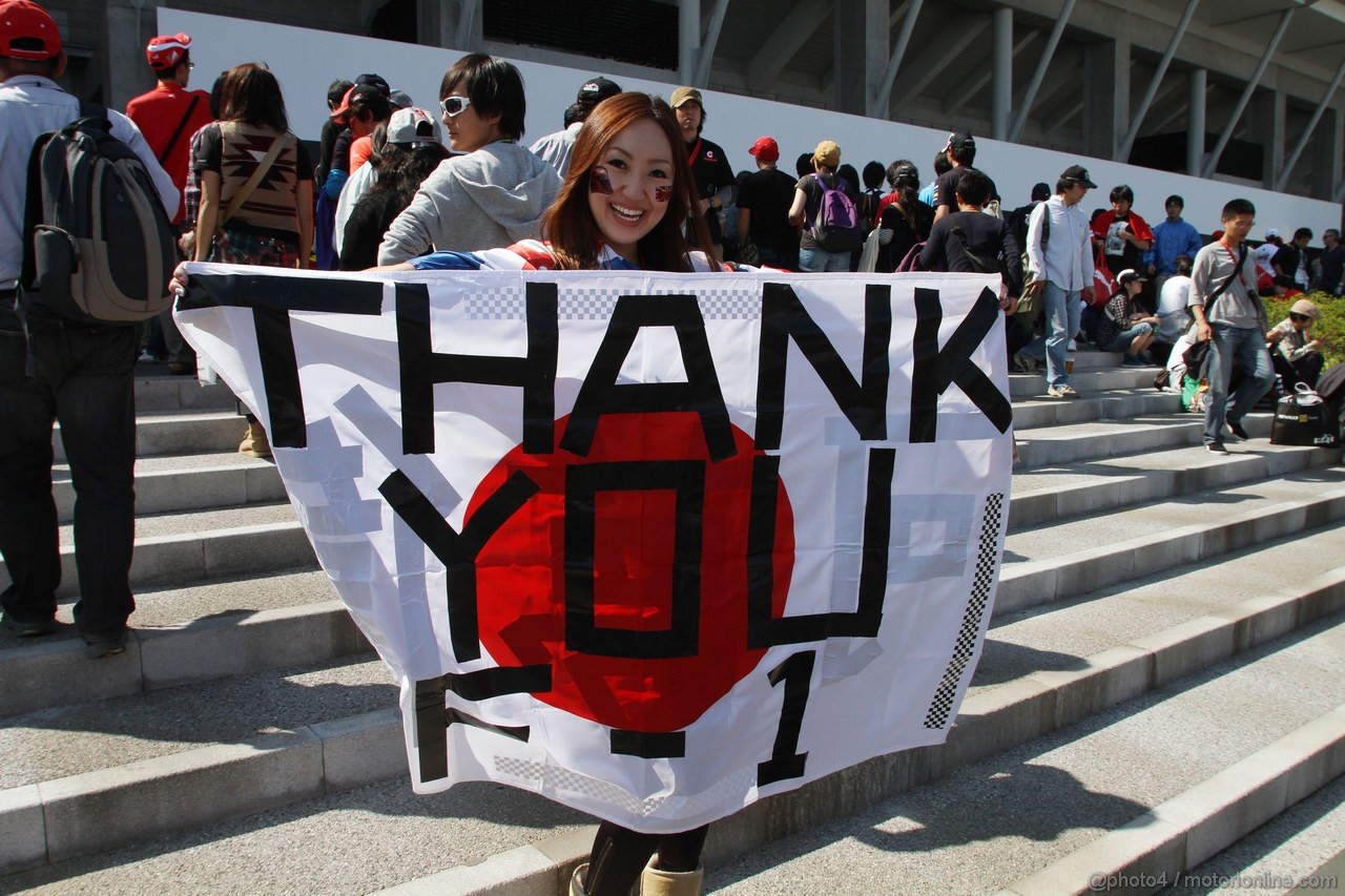 GP GIAPPONE, 09.10.2011- Fans