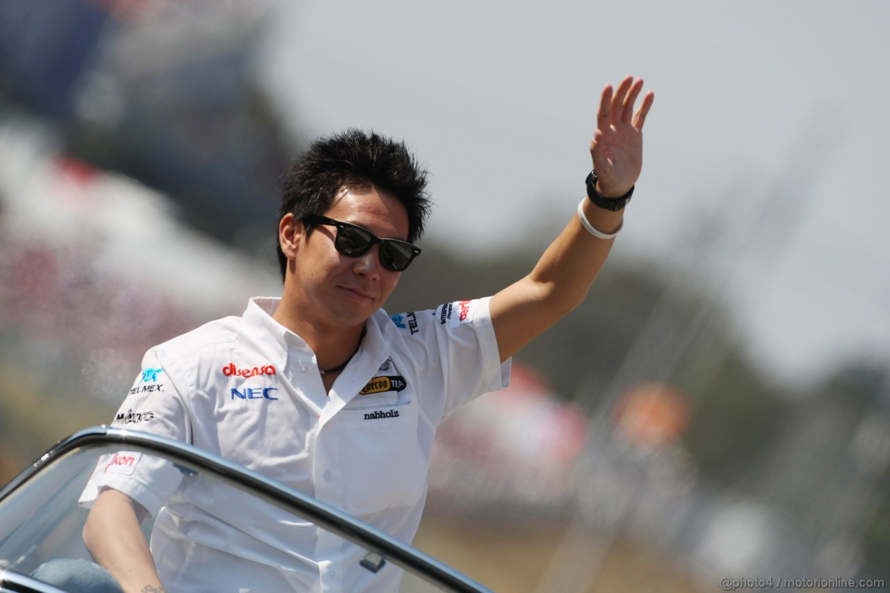 GP GIAPPONE, 09.10.2011- Kamui Kobayashi (JAP), Sauber F1 Team C30