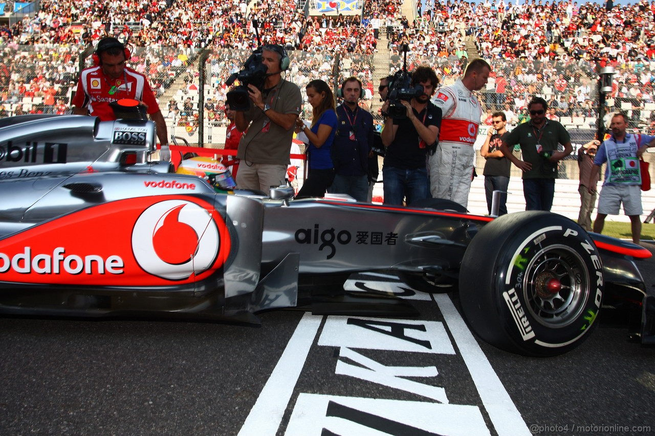 GP GIAPPONE, 09.10.2011- Gara, Lewis Hamilton (GBR), McLaren  Mercedes, MP4-26 