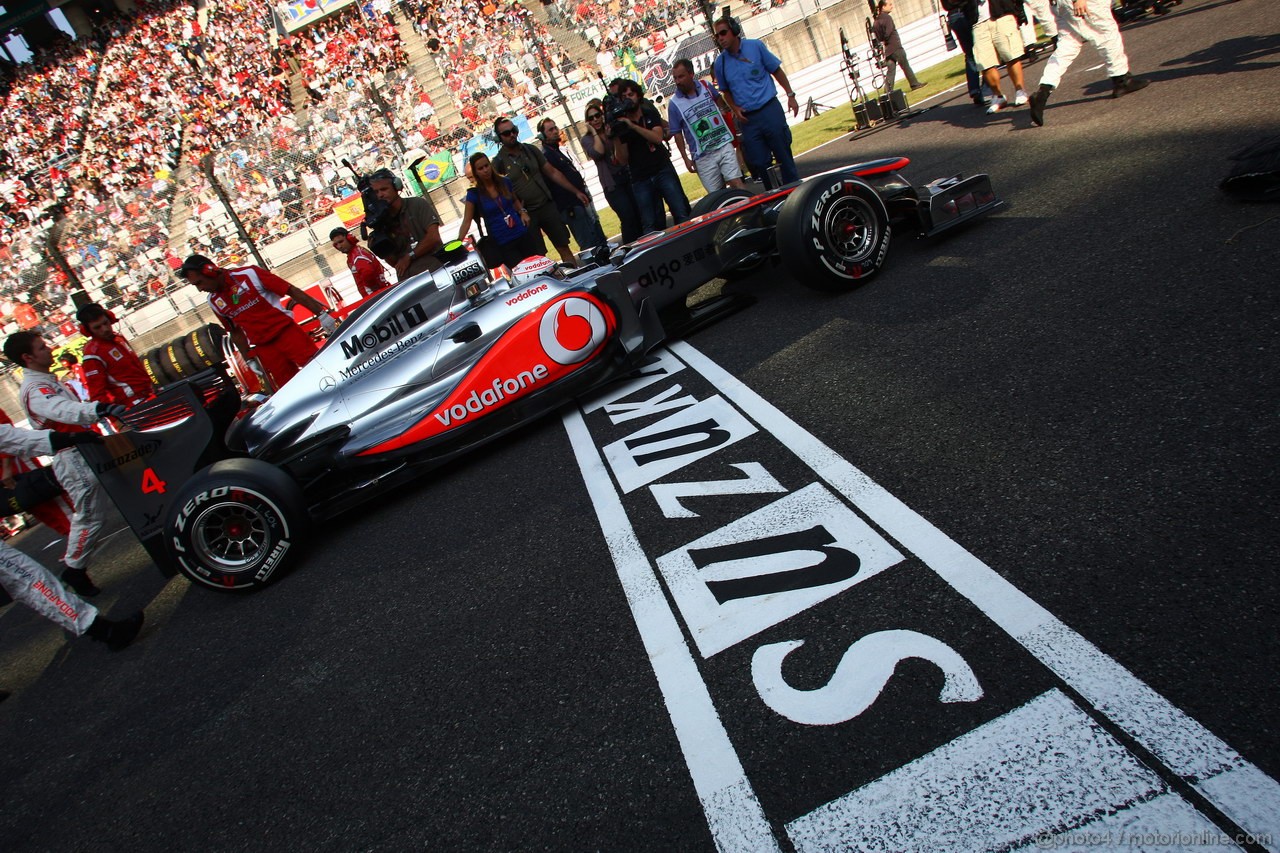 GP GIAPPONE, 09.10.2011- Gara, Jenson Button (GBR), McLaren Mercedes, MP4-26