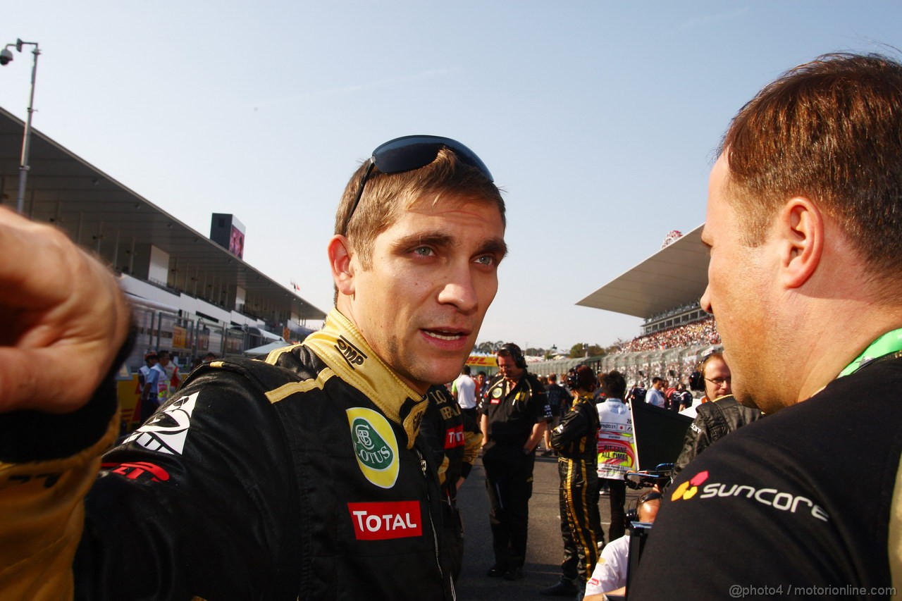 GP GIAPPONE, 09.10.2011- Gara, Vitaly Petrov (RUS), Lotus Renault GP, R31