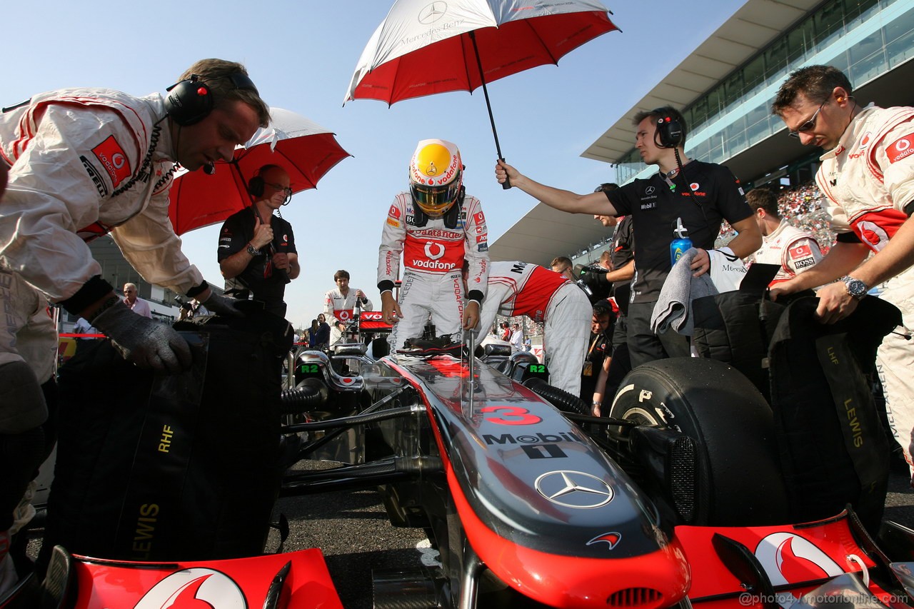 GP GIAPPONE, 09.10.2011- Gara, Lewis Hamilton (GBR), McLaren Mercedes, MP4-26