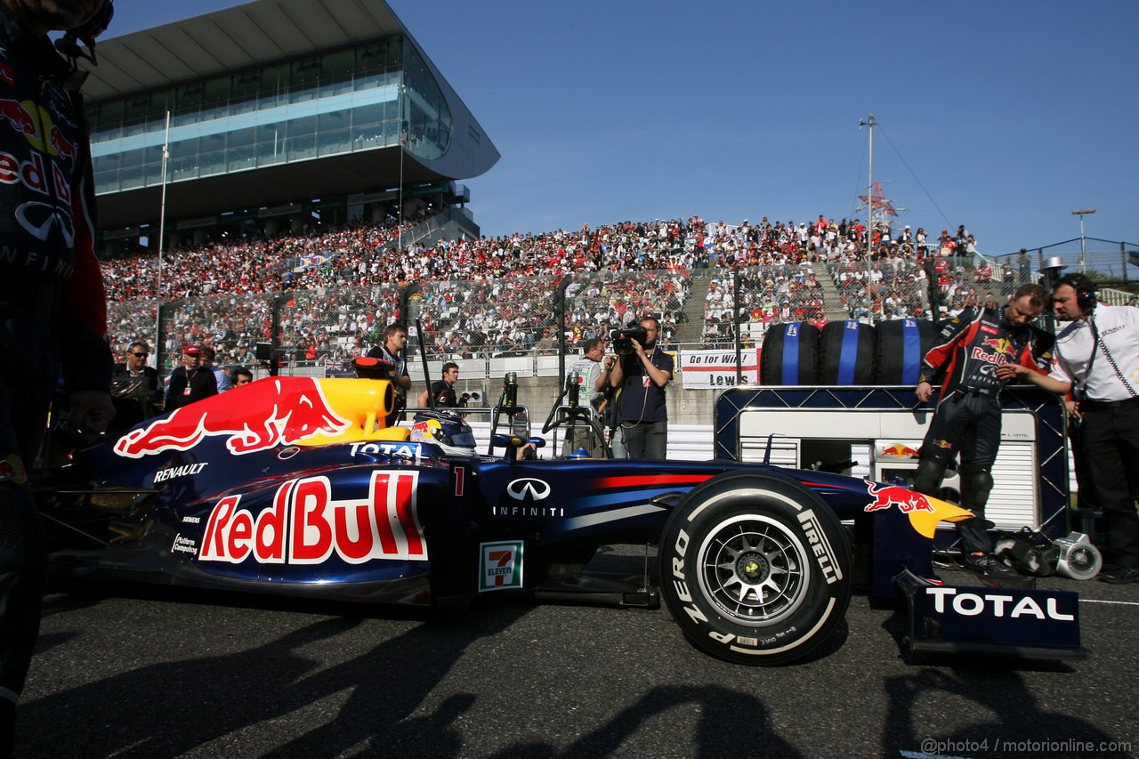 GP GIAPPONE, 09.10.2011- Gara, Sebastian Vettel (GER), Red Bull Racing, RB7 