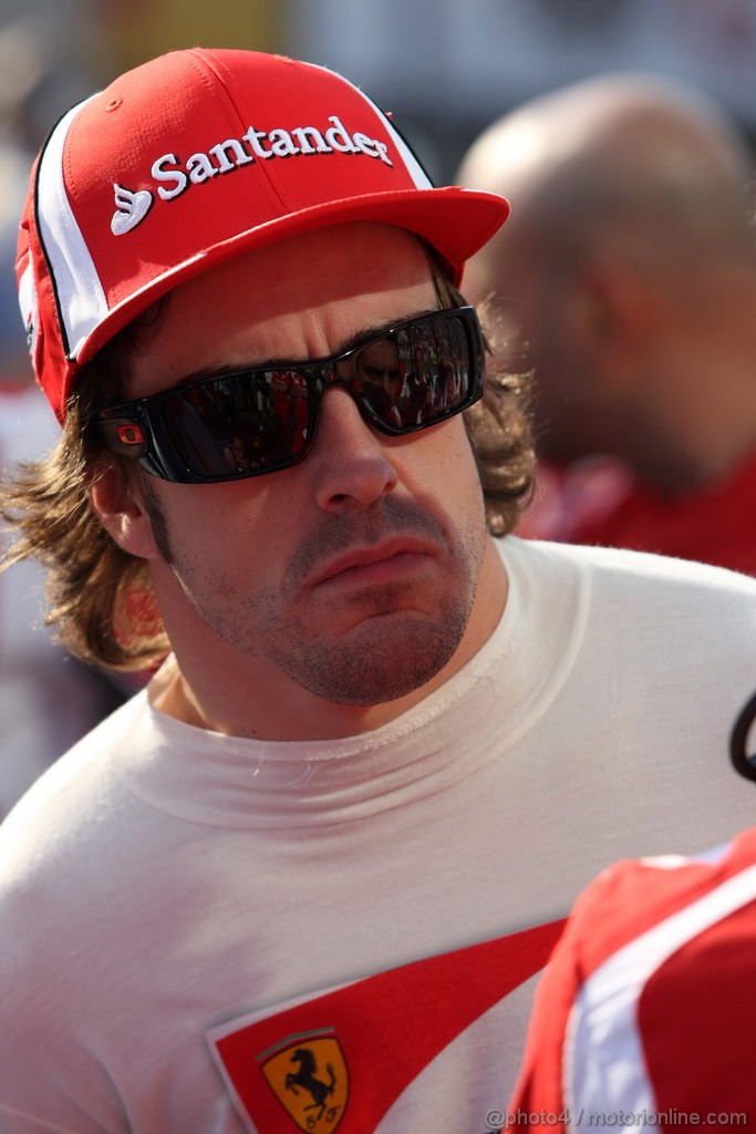 GP GIAPPONE, 09.10.2011- Gara, Fernando Alonso (ESP), Ferrari, F-150 Italia
