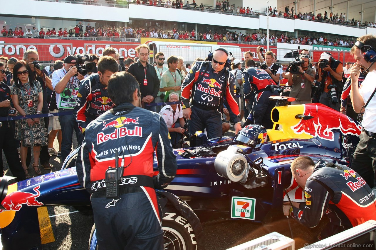 GP GIAPPONE, 09.10.2011- Gara, Sebastian Vettel (GER), Red Bull Racing, RB7