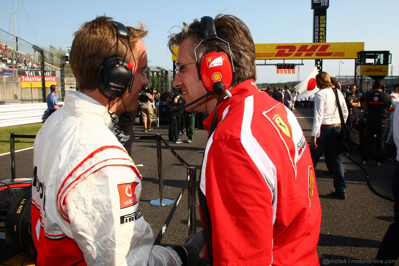GP GIAPPONE, 09.10.2011- Gara, Pat Fry (GBR), Technical Director (Chassis), Ferrari