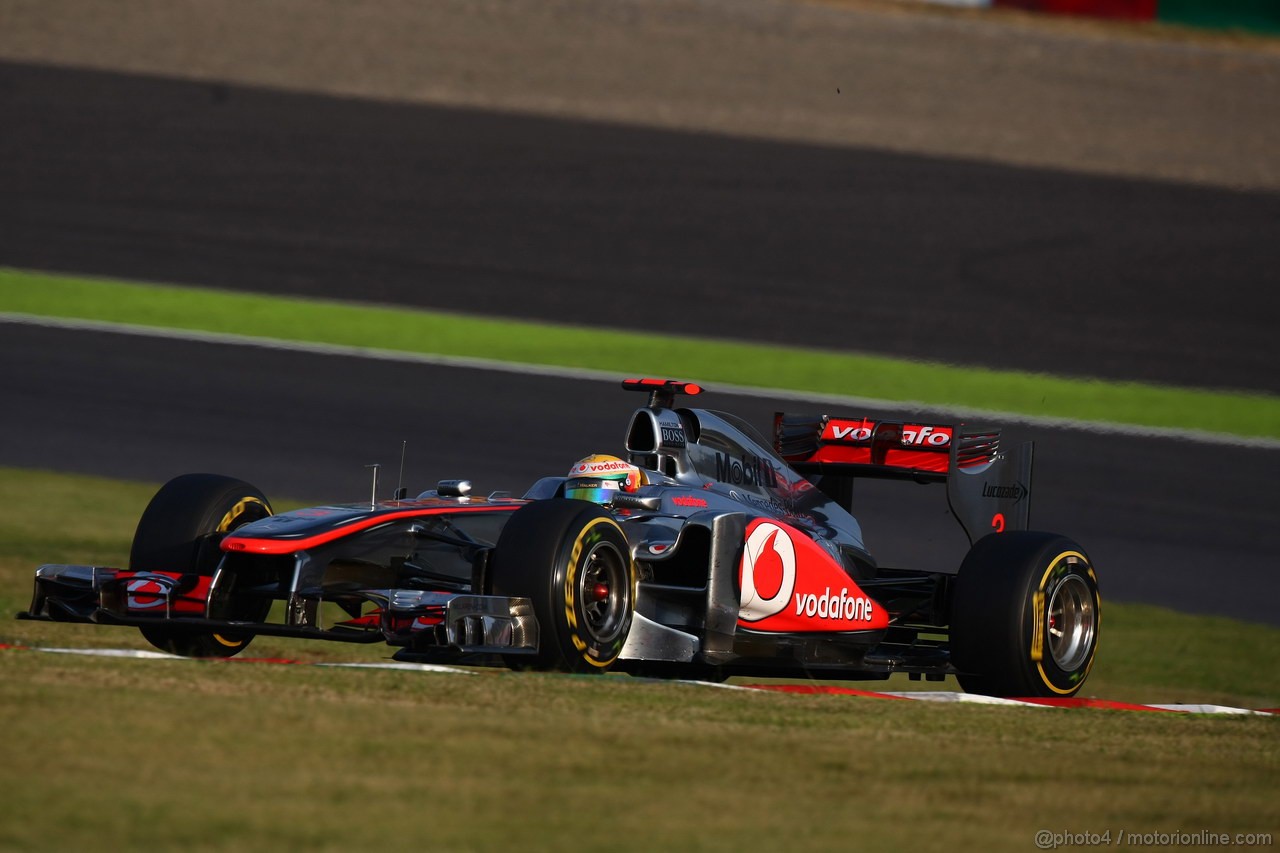 GP GIAPPONE, 09.10.2011- Gara, Lewis Hamilton (GBR), McLaren Mercedes, MP4-26