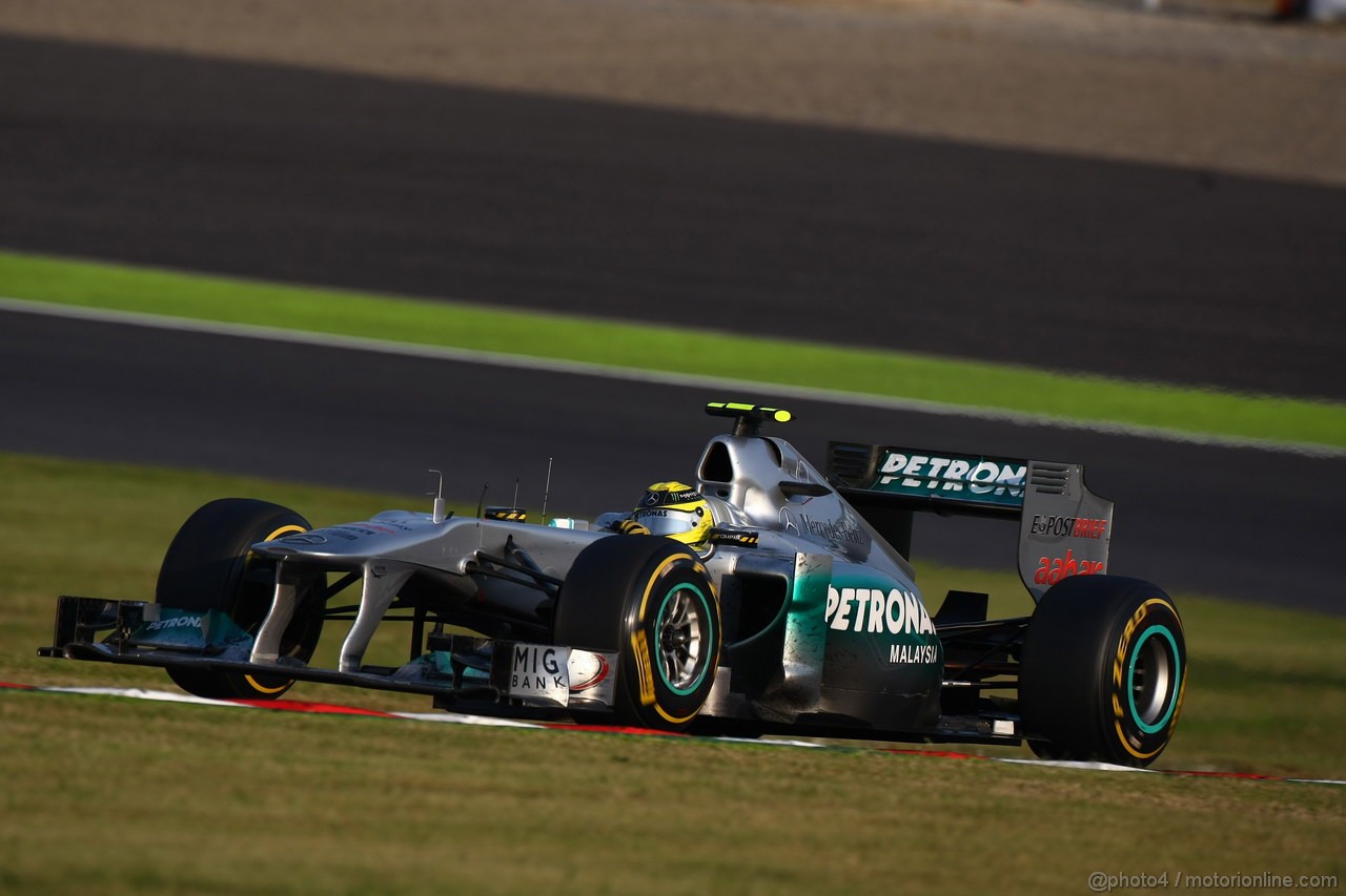 GP GIAPPONE, 09.10.2011- Gara, Nico Rosberg (GER), Mercedes GP Petronas F1 Team, MGP W02