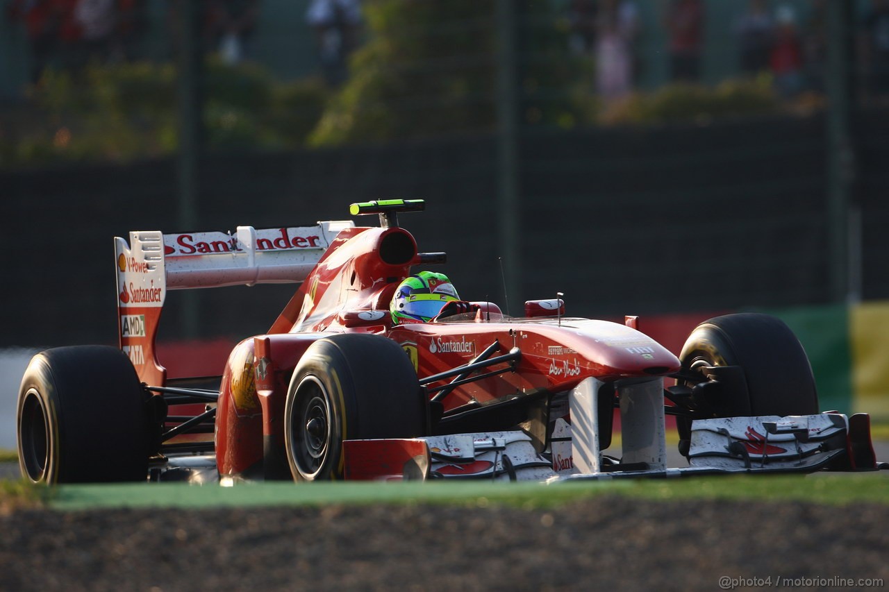 GP GIAPPONE, 09.10.2011- Gara, Felipe Massa (BRA), Ferrari, F-150 Italia
