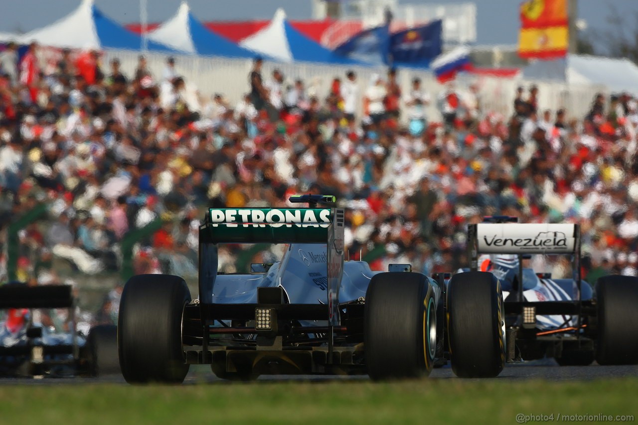 GP GIAPPONE, 09.10.2011- Gara, Nico Rosberg (GER), Mercedes GP Petronas F1 Team, MGP W02