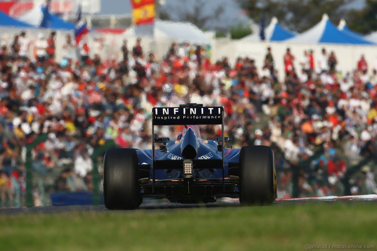 GP GIAPPONE, 09.10.2011- Gara, Mark Webber (AUS), Red Bull Racing, RB7
