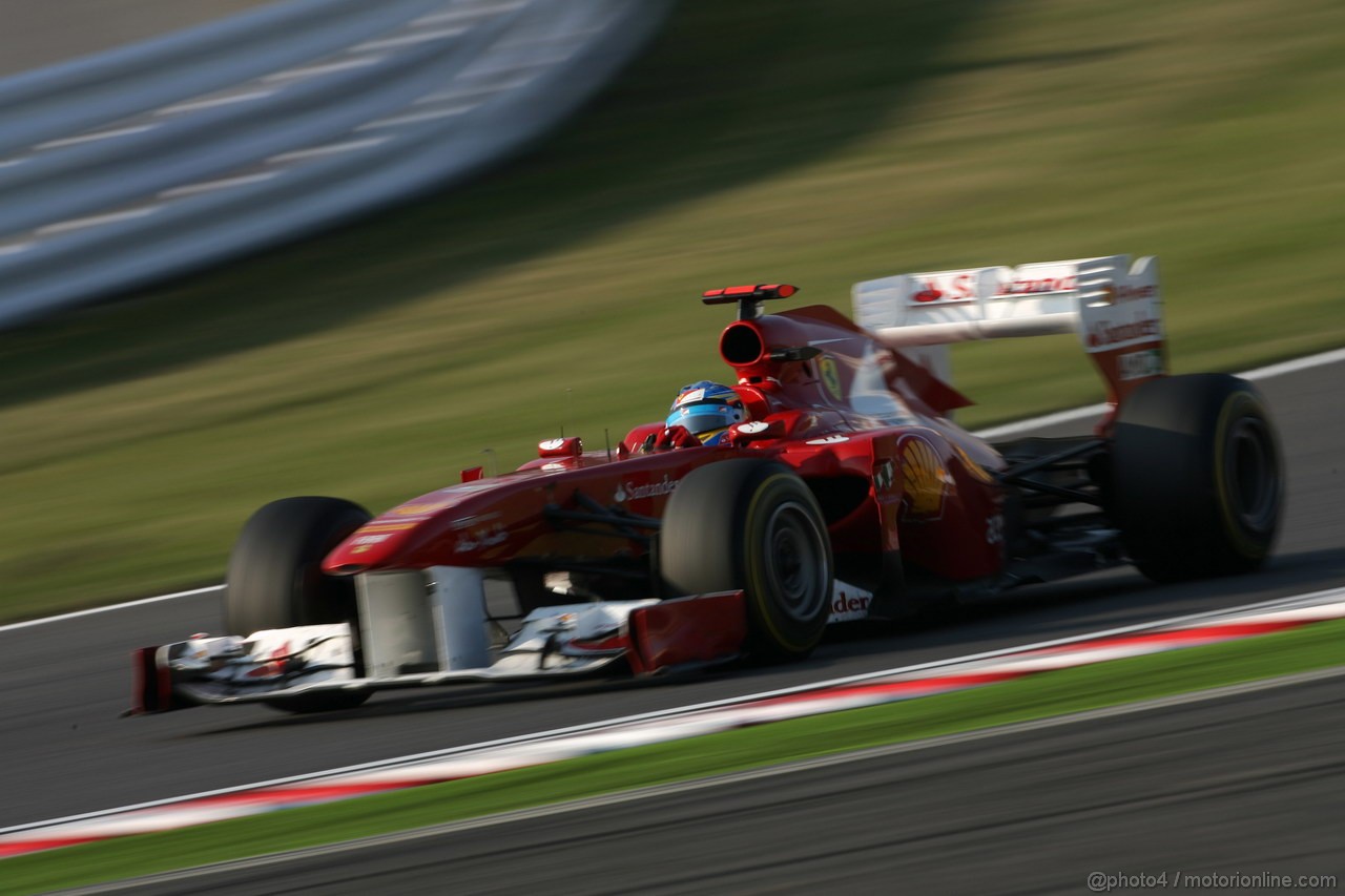 GP GIAPPONE, 09.10.2011- Gara, Fernando Alonso (ESP), Ferrari, F-150 Italia 