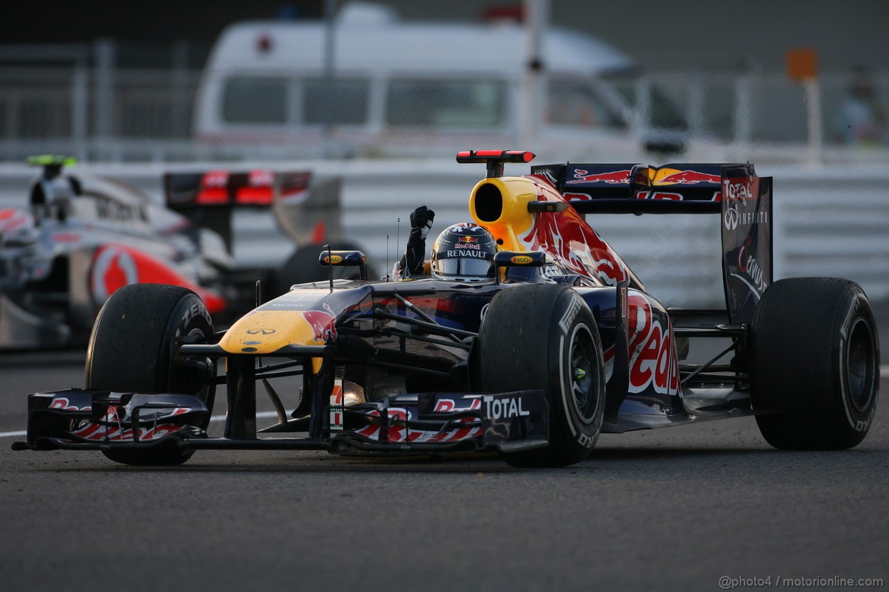 GP GIAPPONE, 09.10.2011- Gara, Sebastian Vettel (GER), World Champion 2011 e terzo in the race