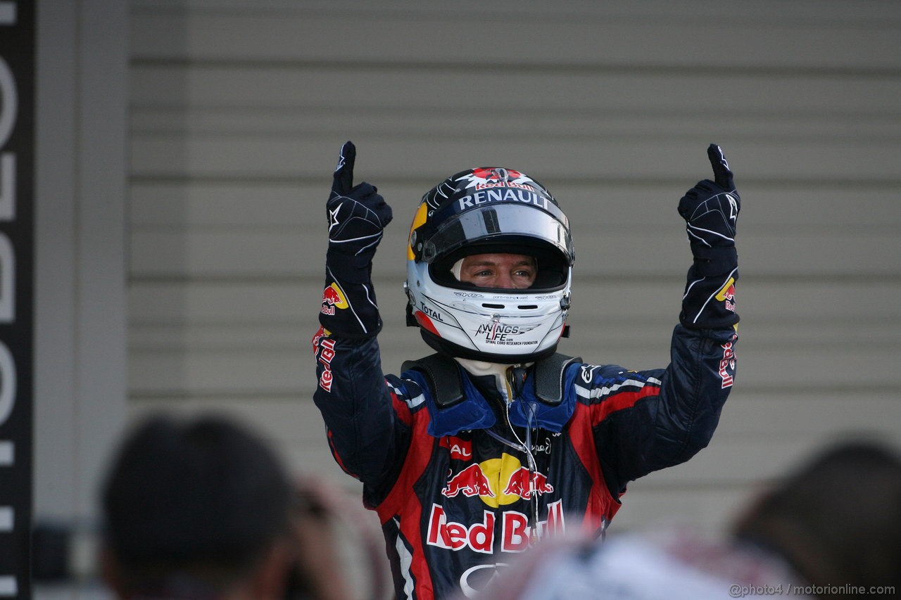 GP GIAPPONE, 09.10.2011- Gara, Sebastian Vettel (GER), World Champion 2011 e terzo in the race