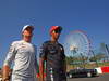 GP GIAPPONE, 09.10.2011- Nico Rosberg (GER), Mercedes GP Petronas F1 Team, MGP W02 e Lewis Hamilton (GBR), McLaren Mercedes, MP4-26