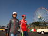 GP GIAPPONE, 09.10.2011- Sergio P�rez (MEX), Sauber F1 Team C30 e Felipe Massa (BRA), Ferrari, F-150 Italia 