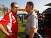 GP GIAPPONE, 09.10.2011- Gara, Stefano Domenicali (ITA), Team Principal e Mario Isola (ITA), Sporting Director Pirelli