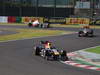 GP GIAPPONE, 09.10.2011- Gara, Sebastian Vettel (GER), Red Bull Racing, RB7 davanti a Lewis Hamilton (GBR), McLaren  Mercedes, MP4-26 e Jenson Button (GBR), McLaren  Mercedes, MP4-26 