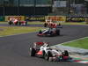 GP GIAPPONE, 09.10.2011- Gara, Lewis Hamilton (GBR), McLaren Mercedes, MP4-26 davanti a Jenson Button (GBR), McLaren Mercedes, MP4-26