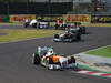 GP GIAPPONE, 09.10.2011- Gara, Paul di Resta (GBR) Force India VJM04 davanti a Adrian Sutil (GER), Force India F1 Team, VJM04 
